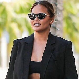 Bottega Veneta BV1241S 001 Sunglasses Black/Gold Cat Eye Frame, Grey Lenses